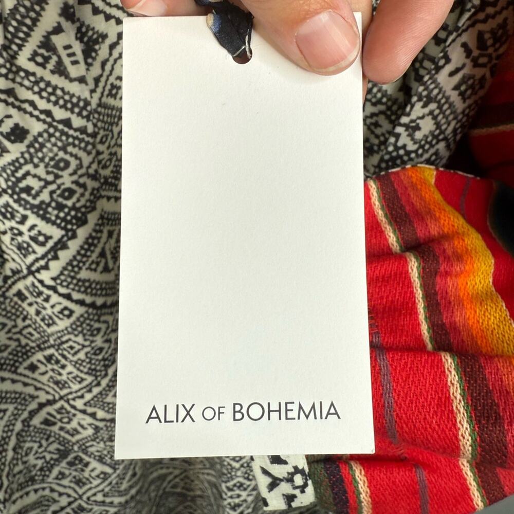 NWT Alix of Bohemia Winifred Orange Bloom Dress Size Large - Picture 6 of 13